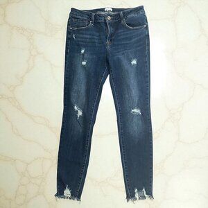 SPECIAL A Womens Distressed Ankle Jeans Size 9